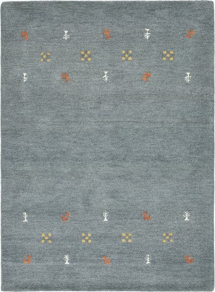 THEKO Wollteppich Gabbeh Motiv, Handgefertigt, Teppich, Tiermotiv, reine Wolle, rechteckig, Höhe: 14 mm, reine Wolle, Wohnzimmer, Schlafzimmer, Esszimmer