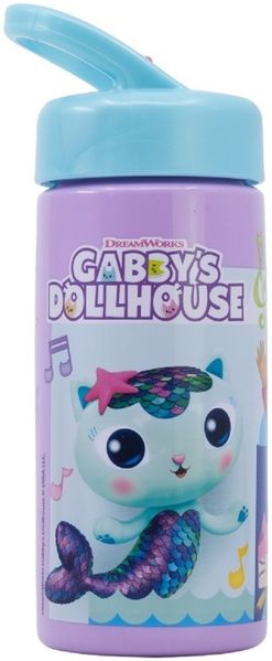 Gabby's Dollhouse Kinder Wasserflasche 410 ml für Alltag Schule und unterwegs