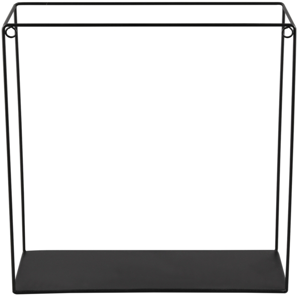 3er Set Wandregal Rita - Metall Schwarz Bild 5