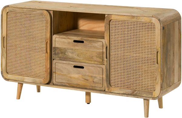 Sideboard Mango 150x40x80 natur lackiert VALENCIA #118