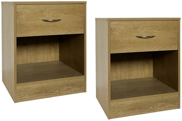 HTI-Living Thekla Baumscheibe Nachtschrank 2er-Set