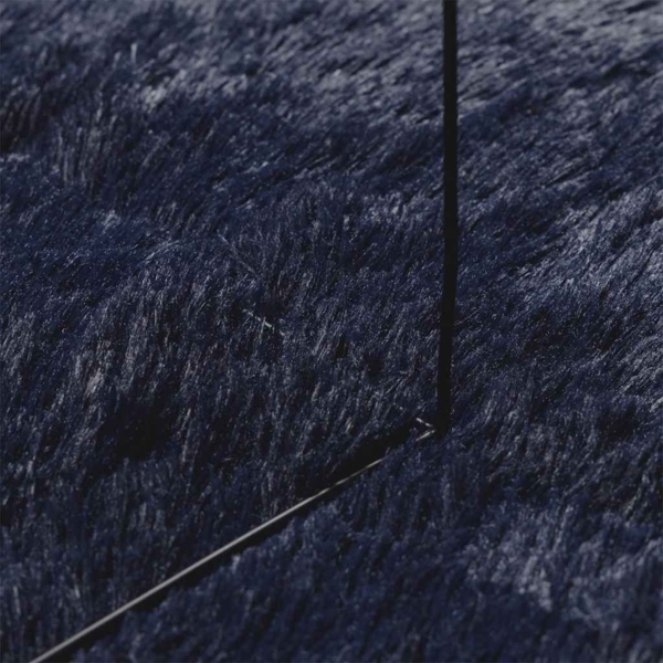 vidaXL Teppich Shaggy Hochflor NAVARRA Marineblau 200x200 cm Polyester 4102883 Bild 6