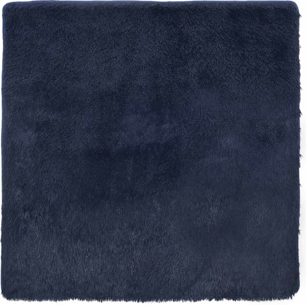 vidaXL Teppich Shaggy Hochflor NAVARRA Marineblau 200x200 cm Polyester 4102883 Bild 1