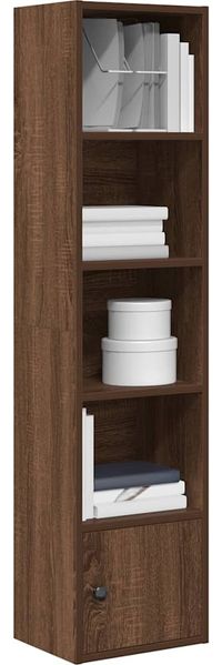 vidaXL Bücherregal Braun Eichen-Optik 31x24x127 cm Holzwerkstoff 860352