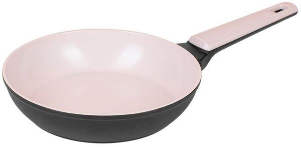 Genius Pfannen-Set Cerafit Trend Pastell Edition Ø20cm PFAS- frei Rosa/Schwarz, Keramik (Set, 1. tlg- SET), Robust & hitzebeständig