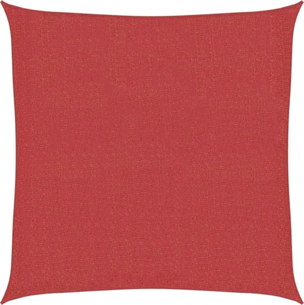vidaXL Sonnensegel 160 g/m² Rot 7x7 m HDPE 311610