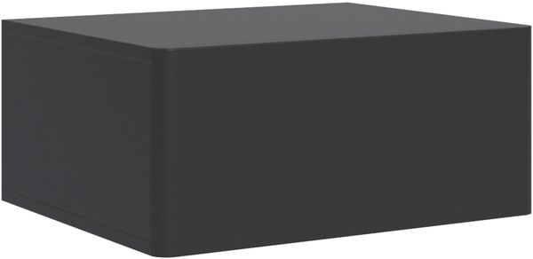 Selsey 'Olio' - Hängenachttisch 1-schubladig, Schwarz, 50 cm