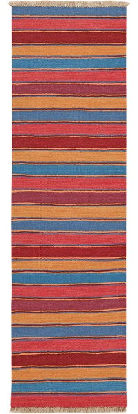 Looma 'Aylin' Kelim Gashgai handgewebt, Schurwolle Bunt, 57x196 cm