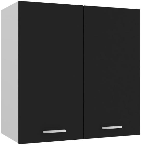 vidaXL Hängeschrank Schwarz 60 x 31 x 60 cm Holzwerkstoff 801269