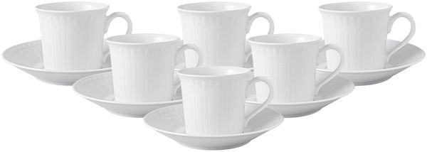 Villeroy & Boch Cellini Kaffeetasse mit Untertasse 200 ml 6er Set