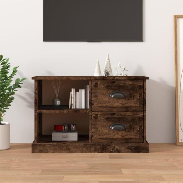 vidaXL TV-Schrank Räuchereiche 73x35,5x47,5 cm Holzwerkstoff 816173