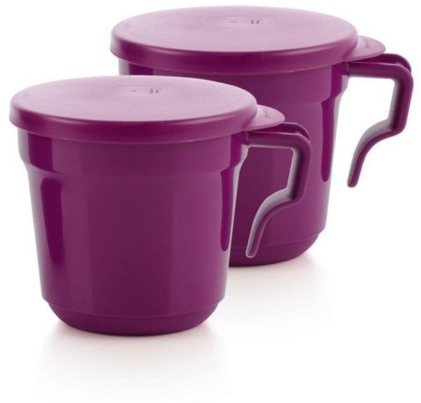 TUPPERWARE Kinderbecher Tupperware Aloha Tassen 2er Set je 350ml