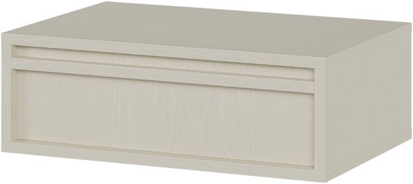 Selsey 'Evo' Nachtkonsole mit Schublade, beige, ca. 17 x 50 x 34 cm