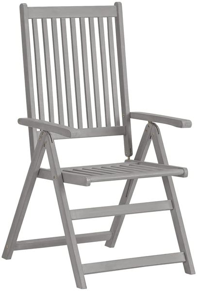 vidaXL Hochlehner Verstellbar 4 Stk. mit Auflagen Massivholz Akazie 3065391 Bild 3