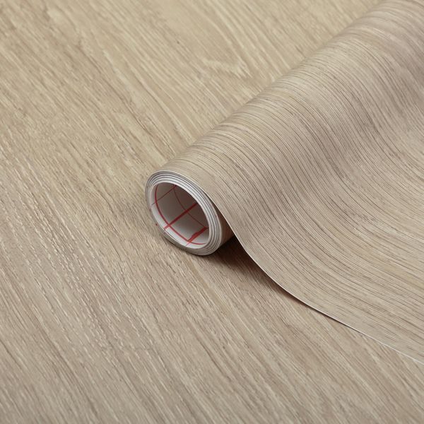 d-c-fix Möbel-Klebefolie Santana Oak Kalk, 90 cm x 15 m - abwaschbare und selbstklebende Deko-Folie für Küche, Schrank, Tisch & Fensterbank - modern & nachhaltig