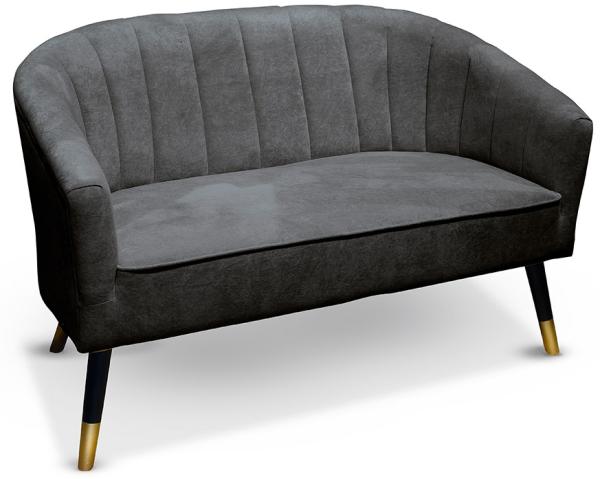 GILDE Sofa Vesuv - grau - H. 80cm x B. 128cm - 45339