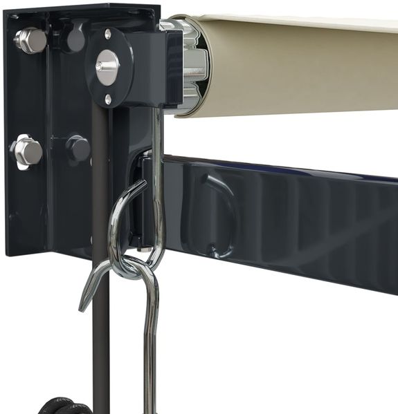 vidaXL Elektrische Markise mit Kurbel Creme 3,5x2,5 m 3154502 Bild 7