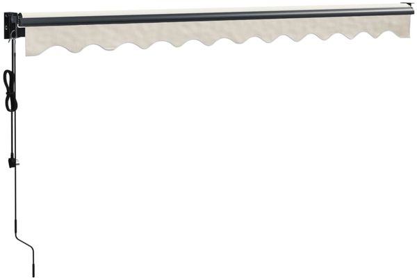 vidaXL Elektrische Markise mit Kurbel Creme 3,5x2,5 m 3154502 Bild 4