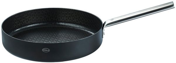 RÖSLE Bratpfanne Pfanne EBONIC, ProNero, Edelstahl (1-tlg), für alle Herdarten geeignet, inklusive Induktion