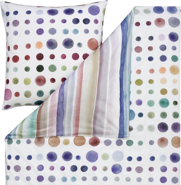 Estella Bettwäsche Joy 4423 985 Multicolor Kuschelflanell 135 x 200 + 80 x 80 cm Bild 2
