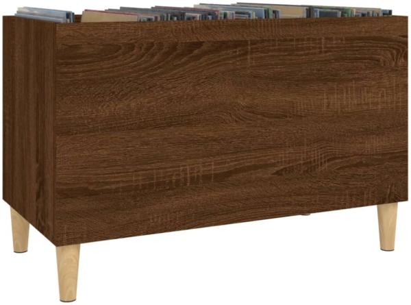 vidaXL Plattenschrank Braun Eichen-Optik 74,5x38x48 cm Holzwerkstoff 831964