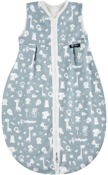 Alvi Mäxchen Schlafsack light Animals puderblau 110 cm