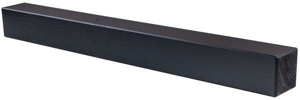 Levandeo® Wandregal, levandeo Wandregal Holz Massiv 100x10 cm Schwarz Wandboard Regal