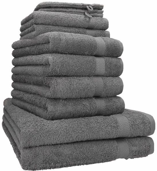 Betz Handtuch Set 10-tlg. Handtuch-Set PREMIUM, 100% Baumwolle (10-St), 100% Baumwolle