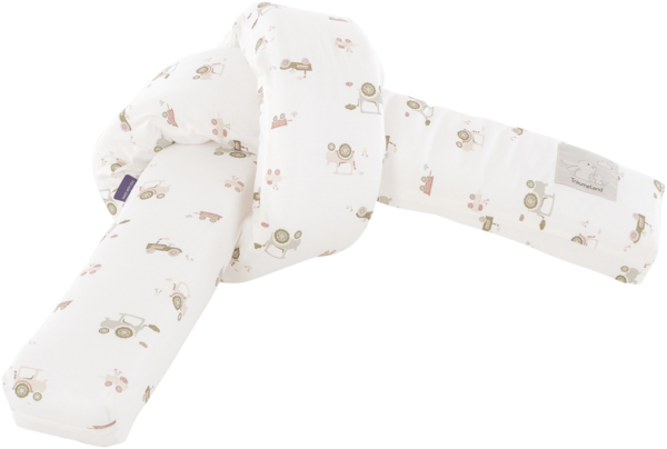 Bettschlange Little Farm grün 10 x 200 x 12 cm