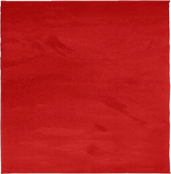 vidaXL Teppich OVIEDO Kurzflor Rot 160x160 cm 375624