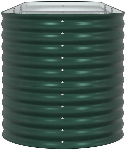 vidaXL Hochbeet Grün 320 x 80 x 81 cm Stahl 42008123 Bild 7
