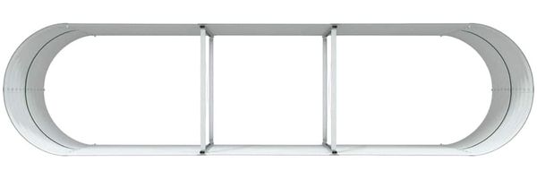 vidaXL Hochbeet Grün 320 x 80 x 81 cm Stahl 42008123 Bild 8