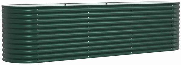 vidaXL Hochbeet Grün 320 x 80 x 81 cm Stahl 42008123 Bild 5