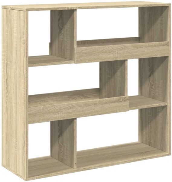 vidaXL Bücherregal/Raumteiler Sonoma-Eiche 100x33x94,5 cm 854438