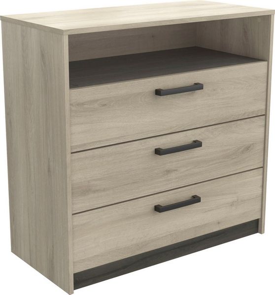 Demeyere GROUP Kombikommode Watson, Schubkatenkommode 3 Schubladen 1 Niche