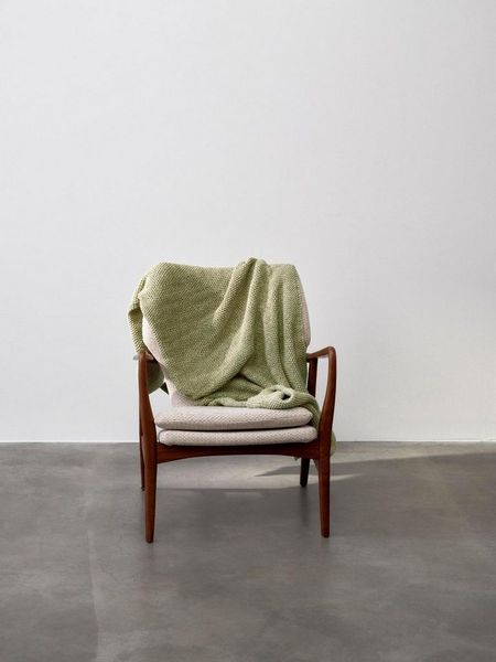 Plaid Nordic knit melange, Marc O'Polo Home, aus Bio-Baumwolle