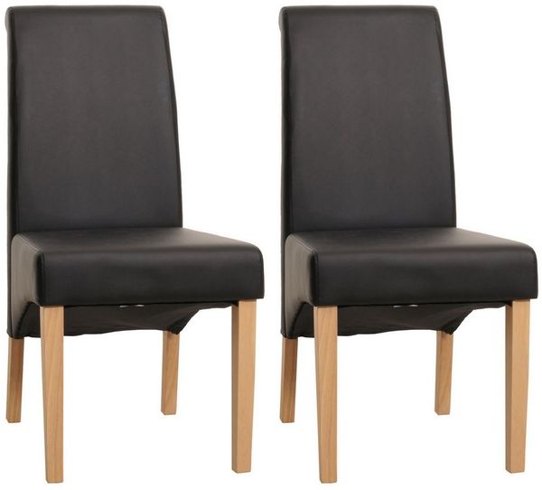 MCW Esszimmerstuhl Cesena-2 (Set, 2 St), 2er-Set, Abgerundete Ecken und Kanten, Bequeme Sitzpolsterung