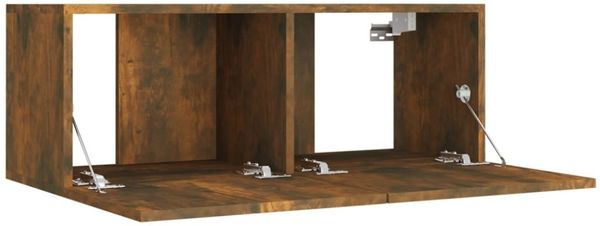 5-tlg. TV-Schrank-Set Räuchereiche Holzwerkstoff [3114251] Bild 3