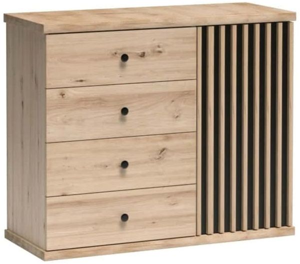 Marmex Möbel Kommode CALI 05 Sideboard mit Schubladen und Schranktüre