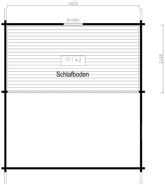 Fjordholz Freizeithaus Melanie 70 Lichtgrau Bild 5