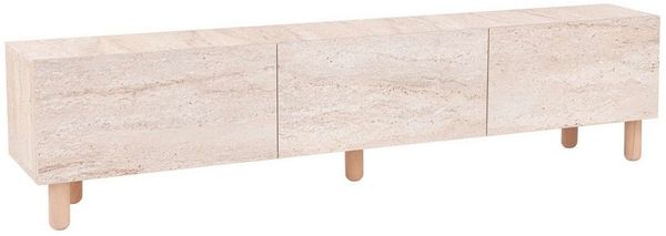 Skye Decor Lowboard Odessa Alvin (packung, 1), 180x42x31 Mit abnehmbaren Holzfüßen