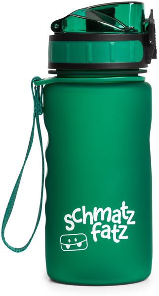 Klarstein Trinkflasche 350ml, Sport Trinkflasche zum Wandern, Schule & Fitnessstudio, Geschmacksneutrale Wasserflasche Auslaufsicher, Trinkflasche mit Fruchteinsatz, Trinkflasche BPA-Frei, Grün