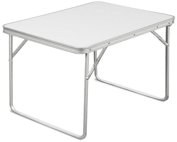 Casaria Campingtisch (1-St), Klappbar 80x60cm Alu Klapptisch Faltbar mit Tragegriff Camping Zubehör