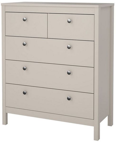 ebuy24 Kommode Madrid Kommode 5 Schubladen Cashmere.