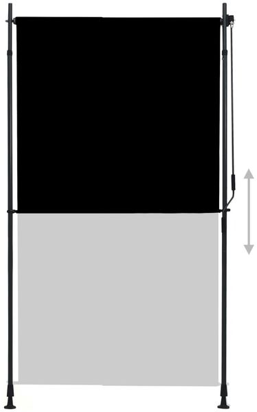 vidaXL Außenrollo 120 x 270 cm Anthrazit 145936 Bild 3