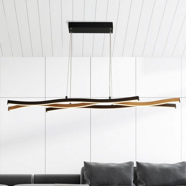 Searchlight LED-Hängeleuchte Bloom, Pendelleuchte 1-flammig, Dimmer, LED fest integriert, Farbwechsler, CCT über Wandschalter 3-stufig, höhenverstellbar 30 bis 150 cm