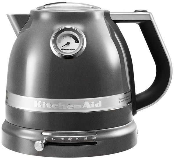 KitchenAid Artisan Wasserkocher 1,5 Liter 5KEK1522 Medallion Silber - Silber