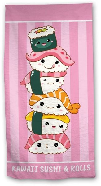 Kawaii Strandtuch 70 × 140 cm leicht und schnelltrocknend