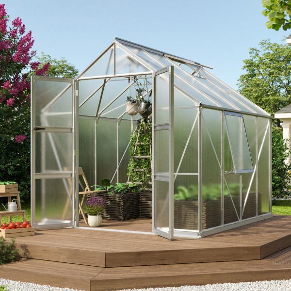 Vitavia Gewächshaus Olymp 6700, HKP 6mm, alu