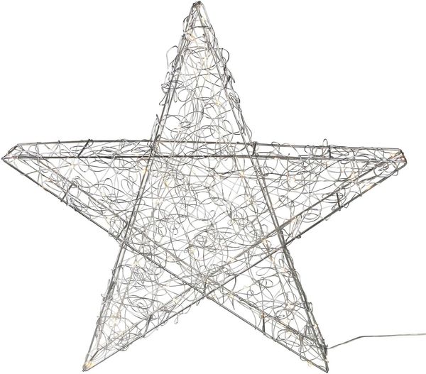 AM Design LED Stern, LED fest integriert, Warmweiß, Weihnachtsstern, Weihnachtsdeko aussen
